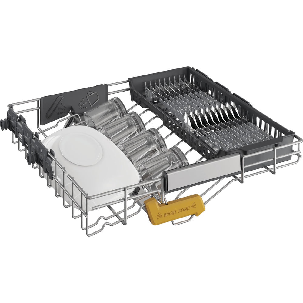 Masina de spalat vase, Whirlpool W8F HS61BS, independenta, 8 programe, 15 seturi de vase, (A), Negru