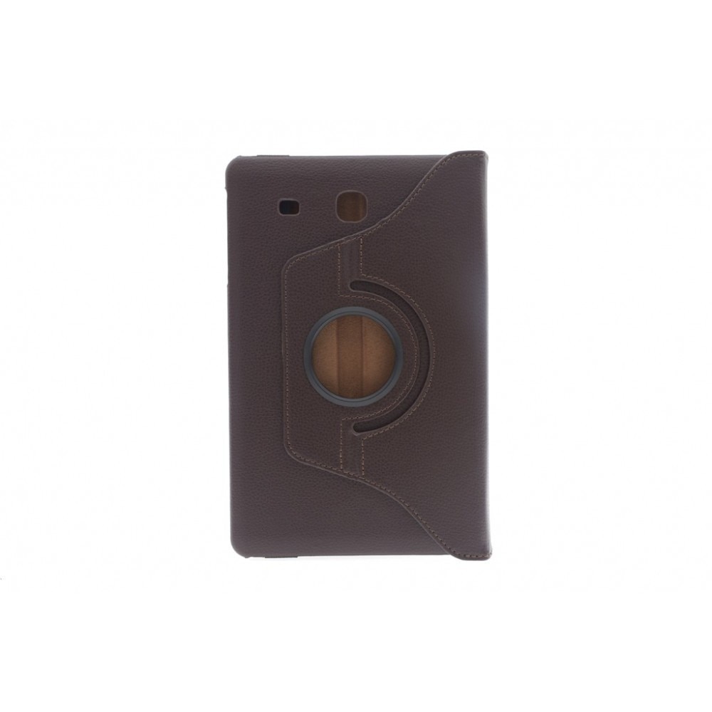Tablete Samsung Galaxy Tab E 9.6 - husa pentru tableta din piele maro cu rabat