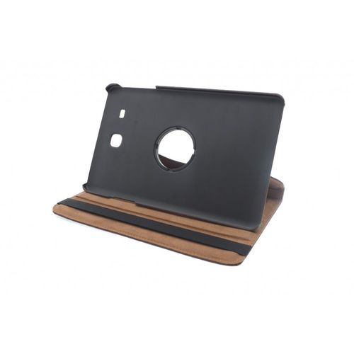 Tablete Samsung Galaxy Tab E 9.6 - husa pentru tableta din piele maro cu rabat