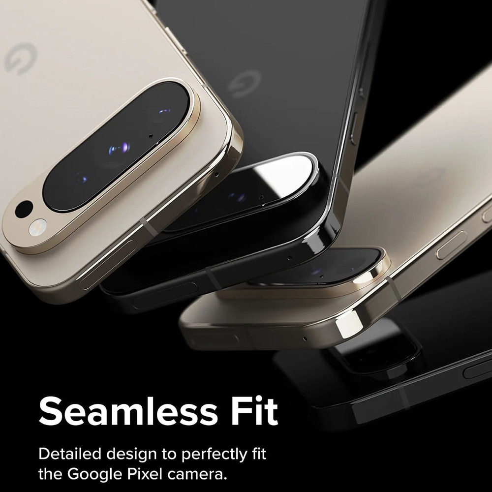 Folie telefon Ringke pentru Google Pixel 9 Pro, set 3 bucăți, sticlă securizată, transparent