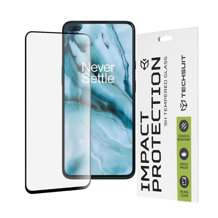 Folie telefon 111D Full Cover / Full Glue Glass OnePlus Nord 5G Negru