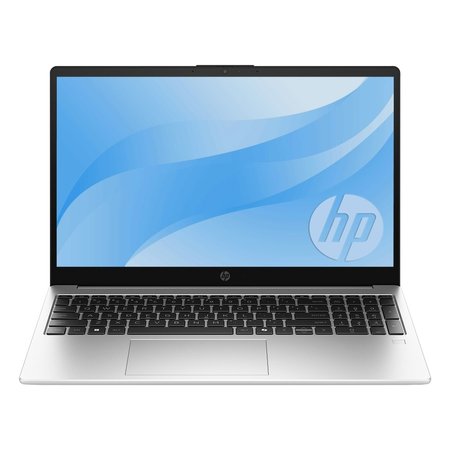 Laptop HP 250R G10, Intel Core 5 120U, 20GB Memory, 2000GB SSD, 15.6" FullHD, Silver, Hungarian Layout, Windows 11 Pro