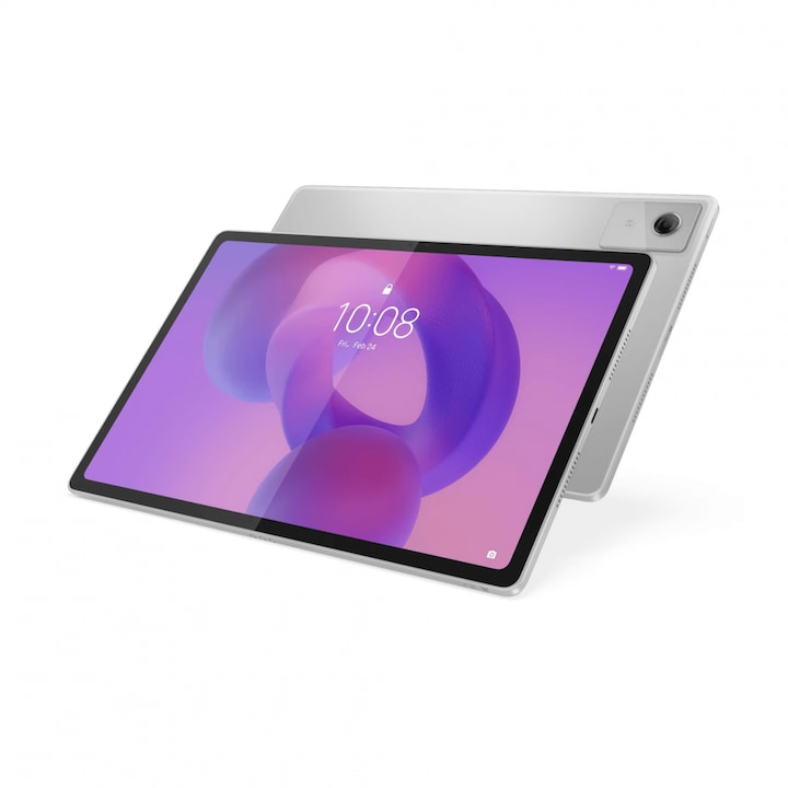 Tableta Lenovo Idea Tab Plus TB361FU, Procesor MediaTek Dimensity 6400 Octa-Core, Ecran IPS 2.5K 12.1", 12GB RAM, 256GB Flash, 13MP, Wi-Fi, Bluetooth, Android 15 + Lenovo Tab Pen Argintiu