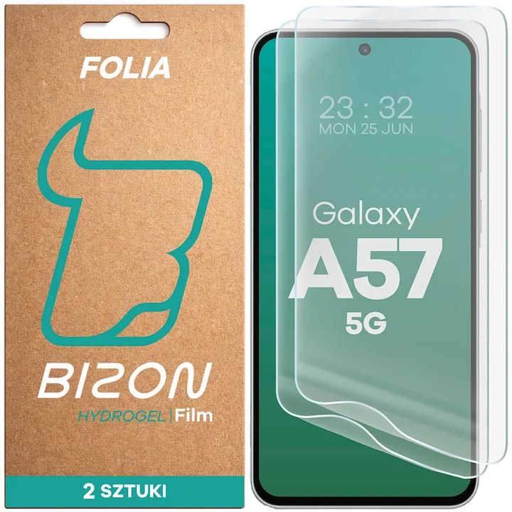 Set 2 Hidrogel folie Bizon Film Hydrogel Front Duo pentru Galaxy A57 5G