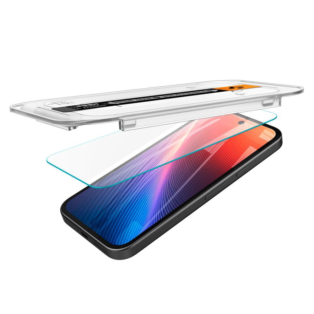 Folie pentru Google Pixel 9a, AntiShock, Spigen, Culoare Transparenta