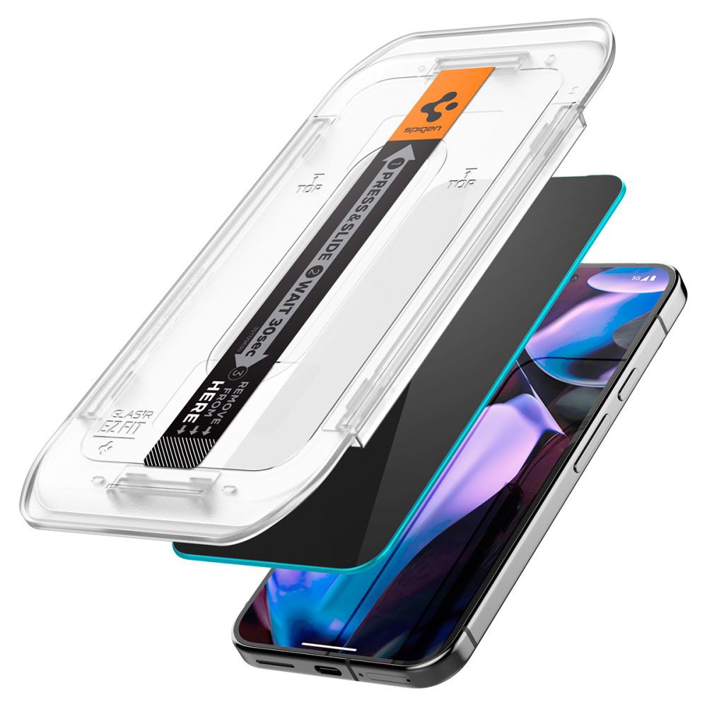 Folie pentru Google Pixel 9 Pro XL, Privacy, Spigen, Culoare Privacy