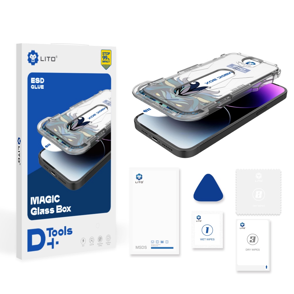 Folie pentru Apple iPhone 14 Pro, Full display, Sticla, Lito, Transparenta
