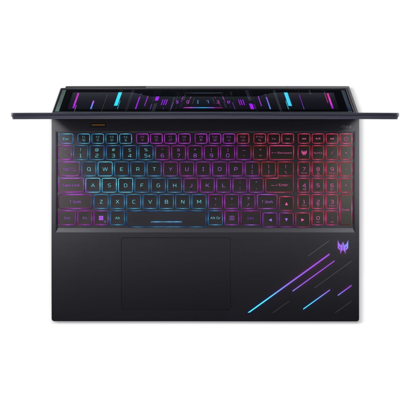 Laptop Acer Predator Helios 16 AI PH16-73-98HA, 16 inch 2560 x 1600, Intel Core Ultra 9 275HX 24 C / 24 T, 2.7 GHz - 5.4 GHz, 40 MB cache, 28 W, 32 GB DDR5, 2 TB SSD, Nvidia GeForce RTX 5090, Fara sistem de operare, Negru