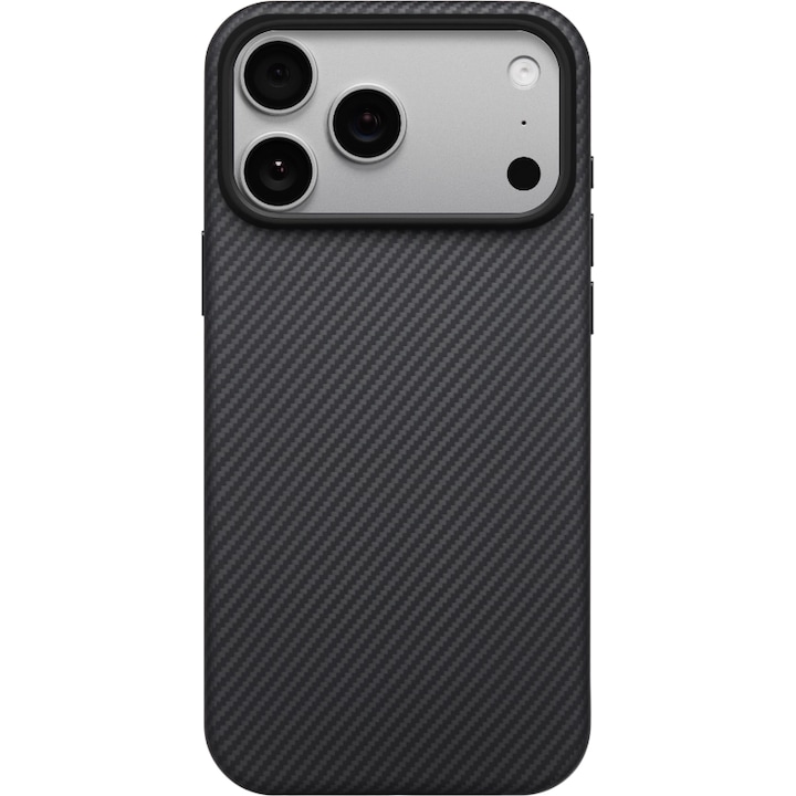 Husa de protectie Pitaka pentru iPhone 17 Pro Aramid UltraGuard, Negru Gri
