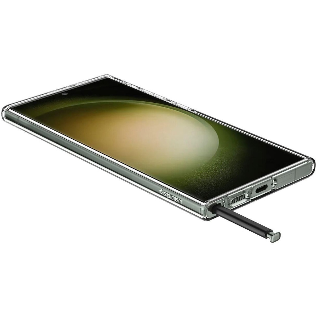 Carcasa Spigen Liquid Crystal compatibila cu Samsung Galaxy S23 Ultra Space Crystal