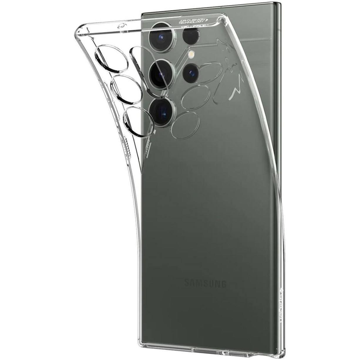 Carcasa Spigen Liquid Crystal compatibila cu Samsung Galaxy S23 Ultra Space Crystal