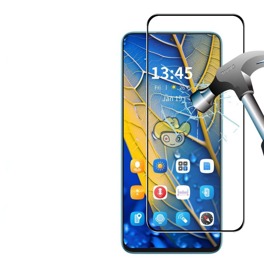 Folie protectie ENKAY pentru Google Pixel 8 Pro, neagra, 9H, set instalare