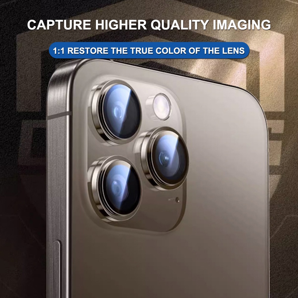 Folie pentru iPhone 17 Pro / iPhone 17 Pro Max - Lito Titanium AR Camera Glass - Navy Blue