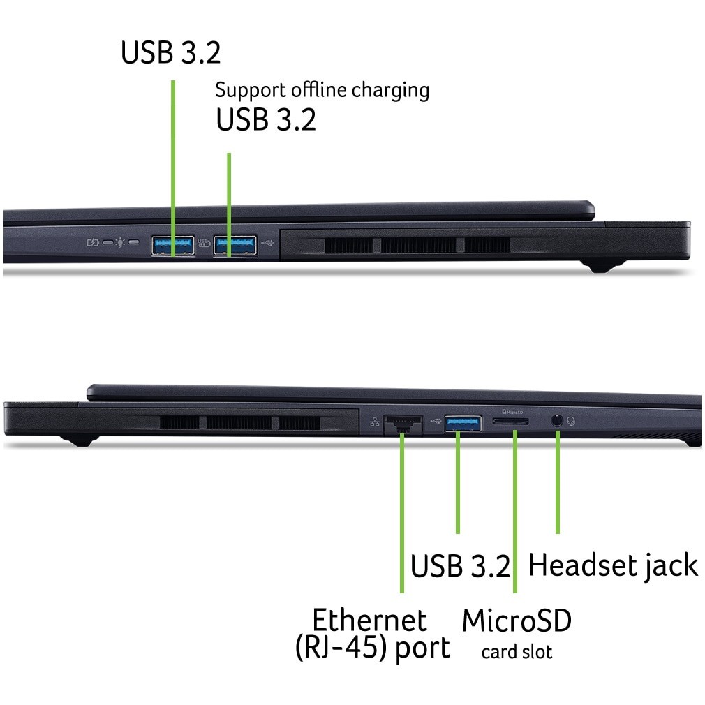 Laptop Gaming Acer Predator Helios Neo 16S AI OLED PHN16S-71-77YM, 16 inches (40,64 cm), Acer CineCrystal™ WQXGA OLED 240Hz display with 100% DCI-P3 / Adobe-RGB color space coverage, 2560 x 1600, 16:10, Intel® Core™ Ultra 7 Processor 255HX, 2.4 GHz ba
