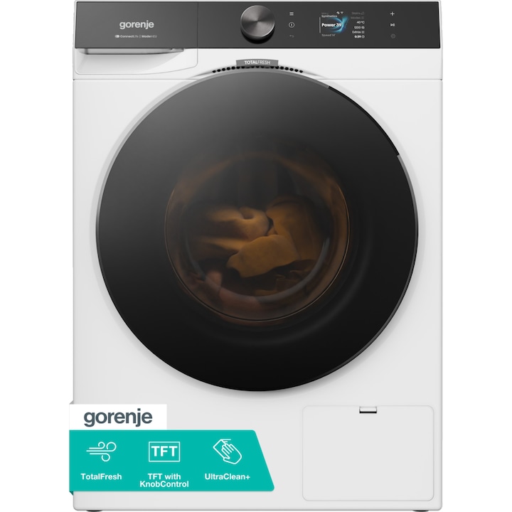 Mașină de spălat Gorenje WG814A5P5, 10 kg, 1400 rpm, Wi-Fi, Clasa energetică A