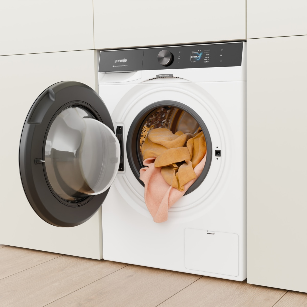 Mașină de spălat Gorenje WG814A5P5, 10 kg, 1400 rpm, Wi-Fi, Clasa energetică A