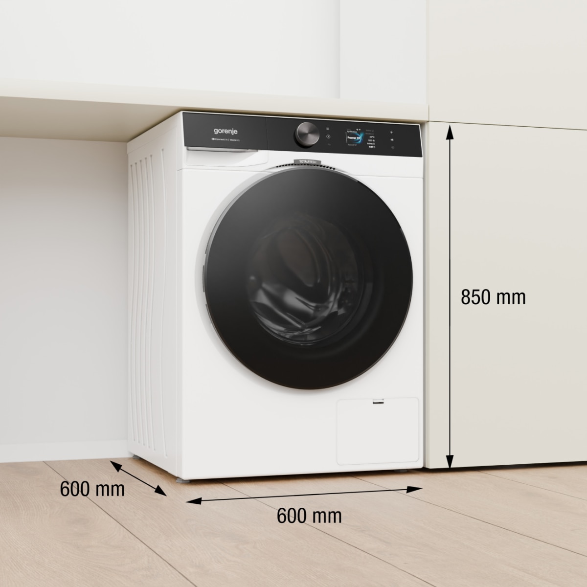 Mașină de spălat Gorenje WG814A5P5, 10 kg, 1400 rpm, Wi-Fi, Clasa energetică A