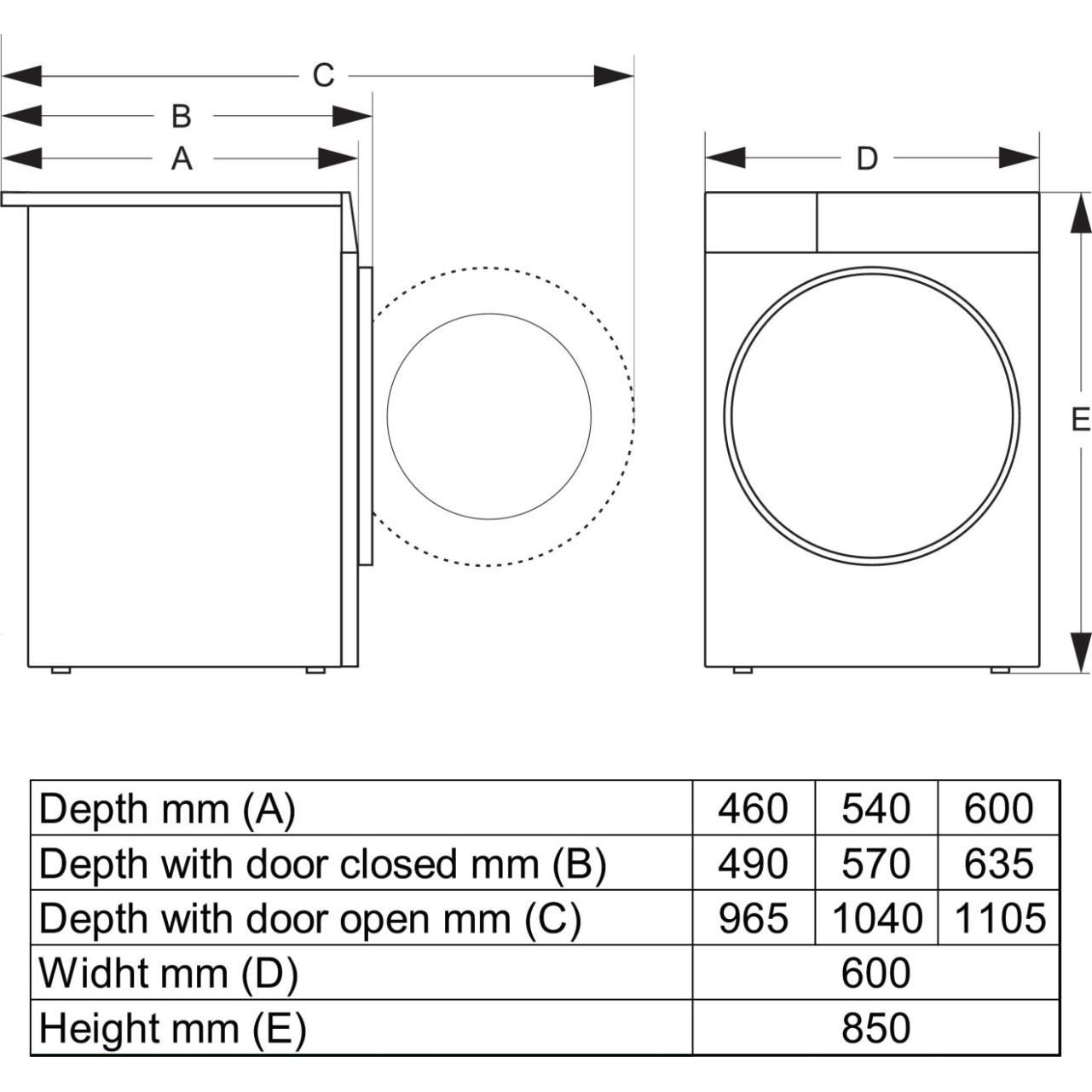 Mașină de spălat Gorenje WG814A5P5, 10 kg, 1400 rpm, Wi-Fi, Clasa energetică A