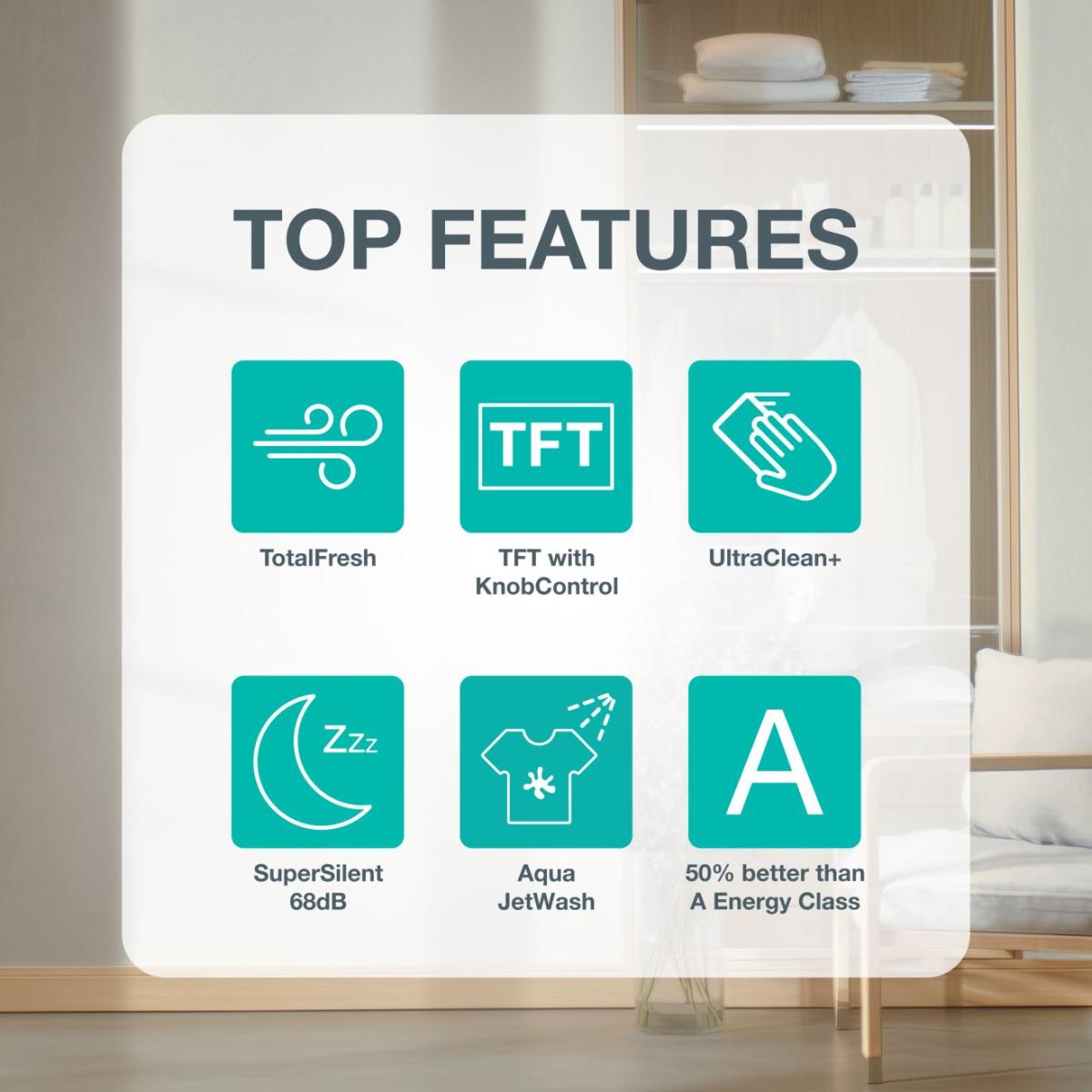 Mașină de spălat Gorenje WG814A5P5, 10 kg, 1400 rpm, Wi-Fi, Clasa energetică A