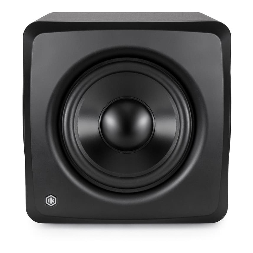 Subwoofer activ IK Multimedia iLoud, compact, 200W, negru, 24.4x25x28.3cm