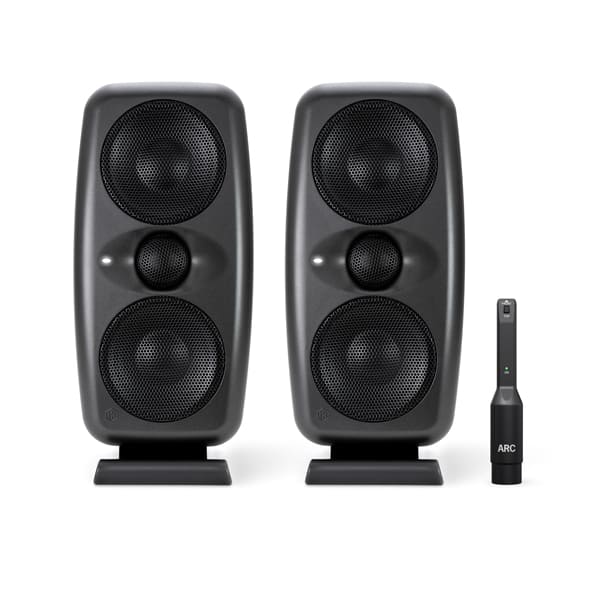 Boxa activa IK Multimedia iLoud MTM MKII, compacta, negru, 26.4x16x13cm