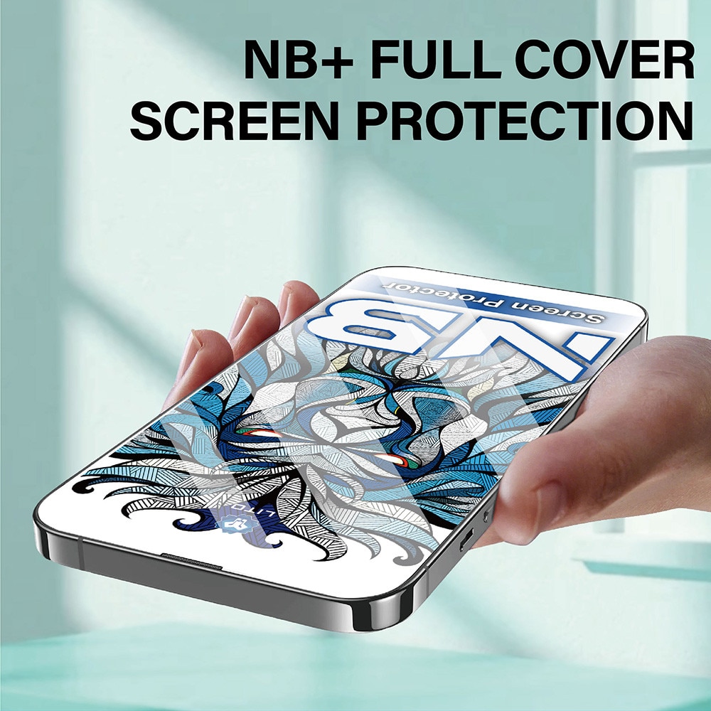 Folie pentru iPhone 17 Pro, NB Screen Protector, V61, Sticla securizata, Black