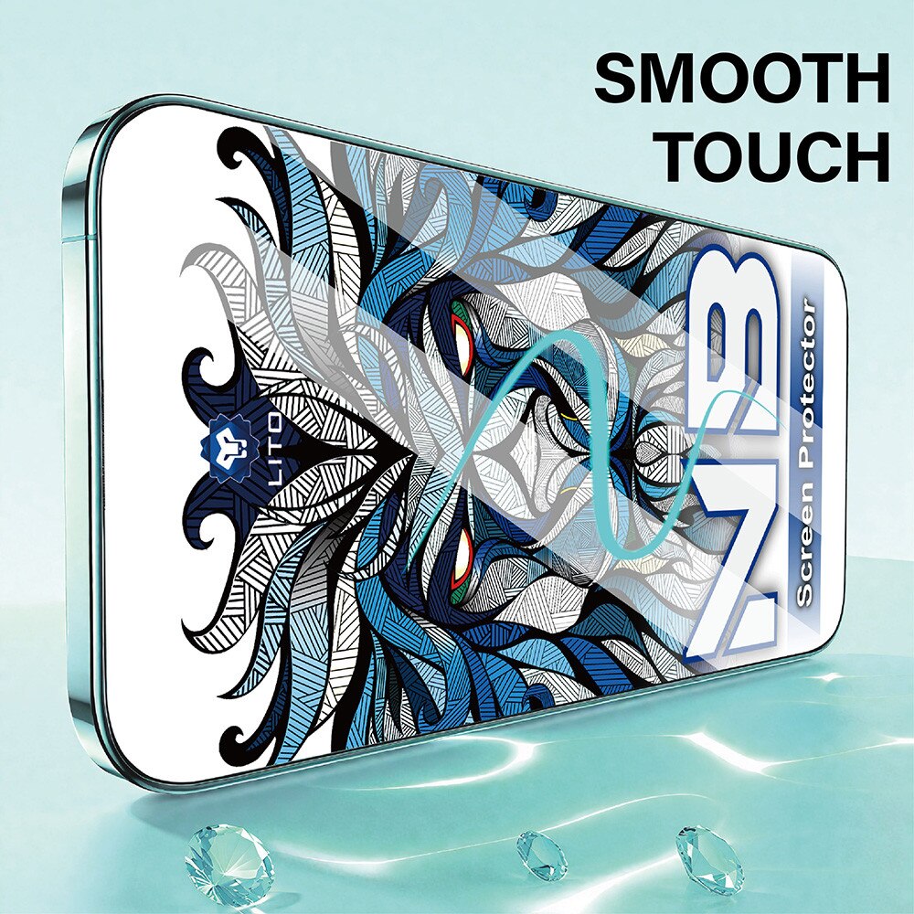 Folie pentru iPhone 17 Pro, NB Screen Protector, V61, Sticla securizata, Black