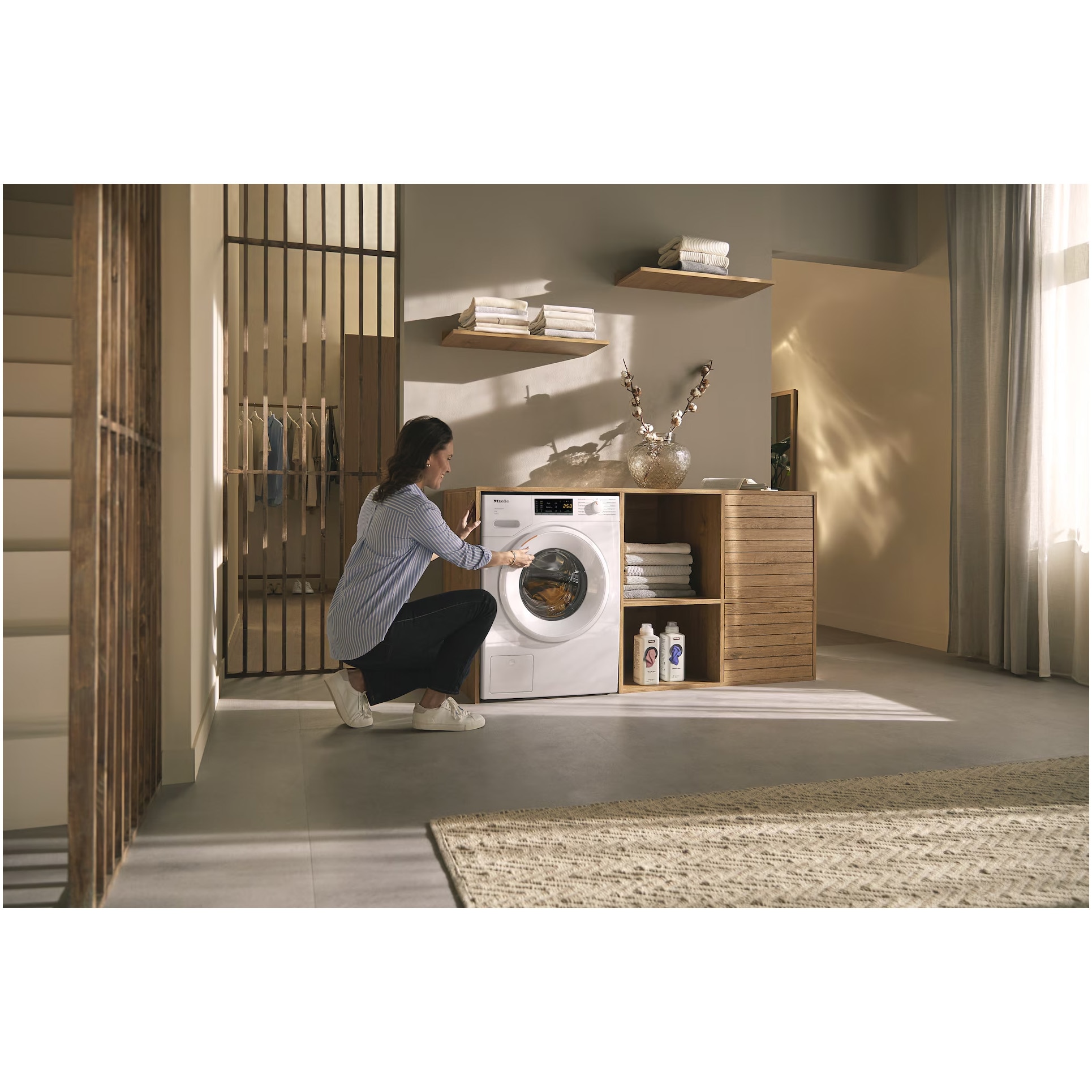 RESIGILAT: Masina de spalat rufe Miele WSA123 WCS, 8 kg , 1400 rpm, Clasa A, CapDosing, AddLoad, Alb