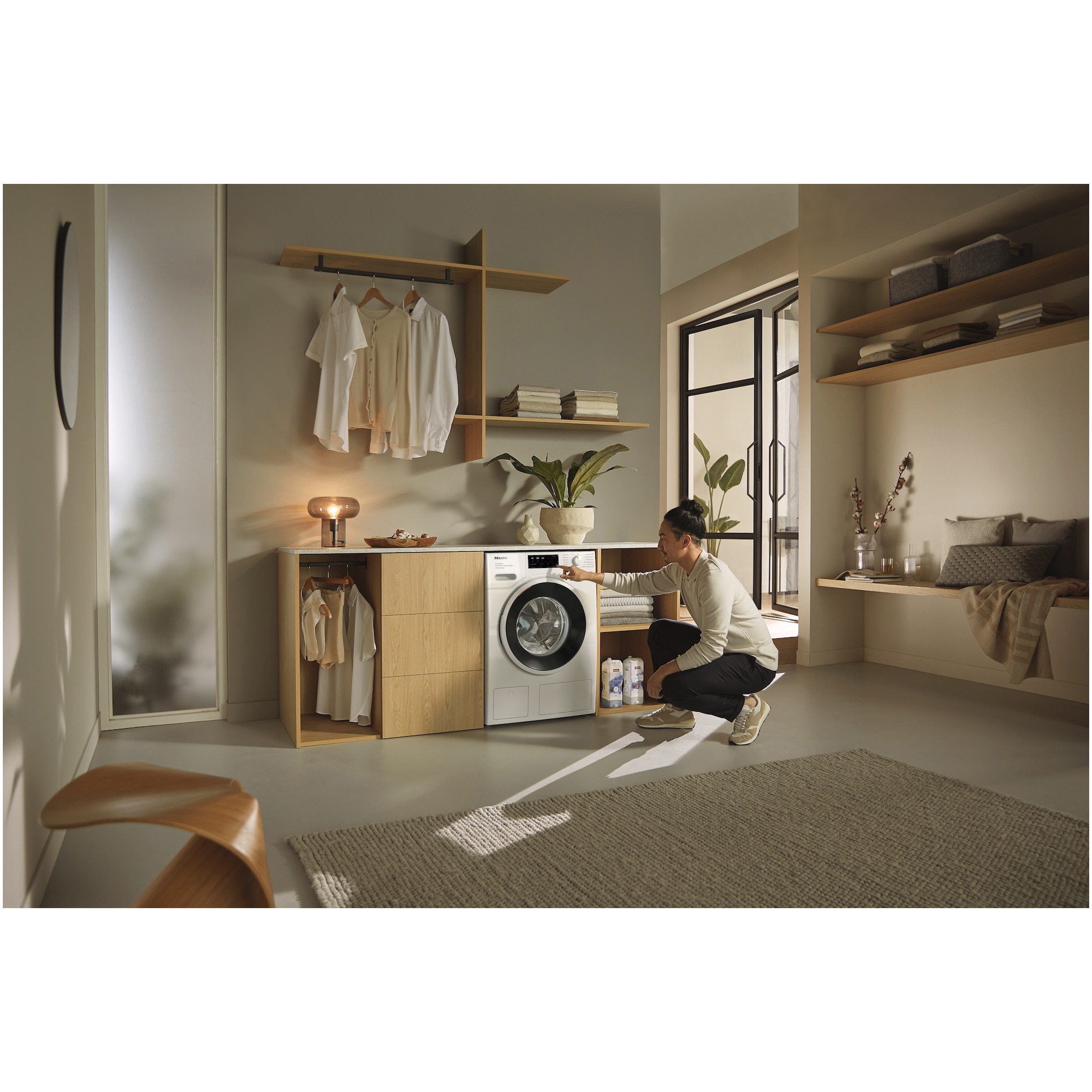 RESIGILAT: Masina de spalat rufe Miele WSI 883 WCS, 9 kg, 1600 rpm, WiFI Conn@ct, TwinDos, PowerWash, CapDosing, Clasa A, Alb