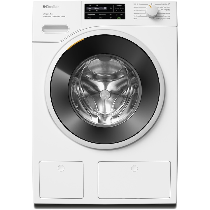 RESIGILAT: Masina de spalat rufe Miele WSI 883 WCS, 9 kg, 1600 rpm, WiFI Conn@ct, TwinDos, PowerWash, CapDosing, Clasa A, Alb