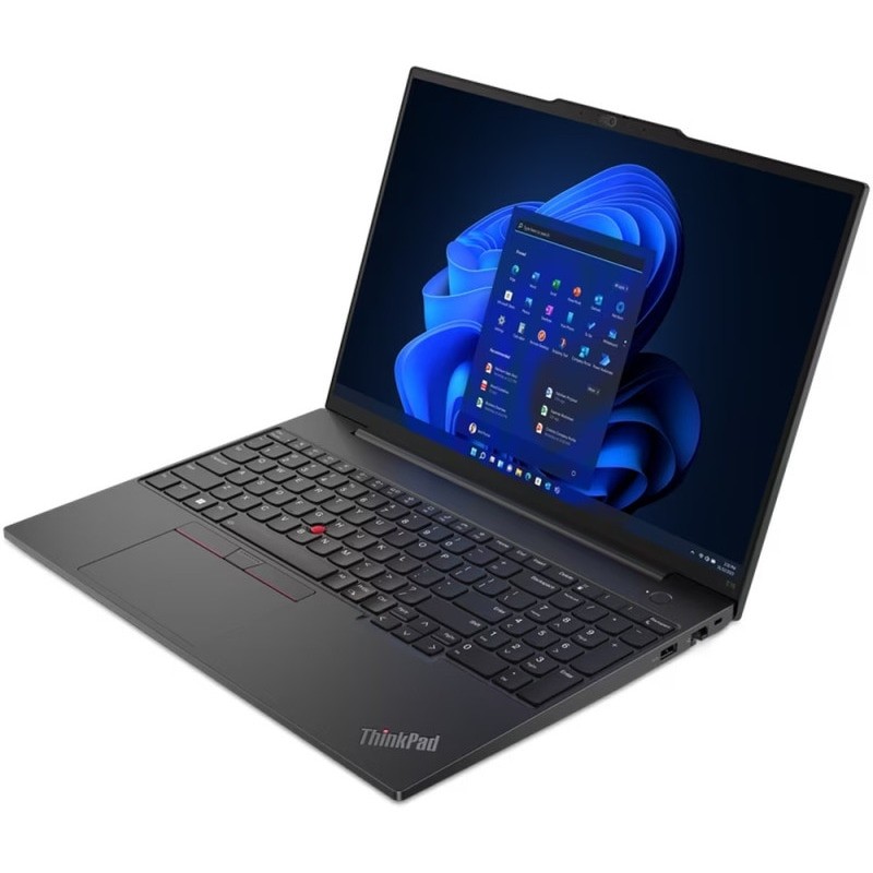 Laptop Lenovo 16'' ThinkPad E16 Gen 1, WUXGA IPS, Procesor AMD Ryzen™ 5 7530U (16M Cache, up to 4.5 GHz), 6 nuclee, 16GB DDR4, 1 TB SSD, Radeon, No OS, Graphite Black