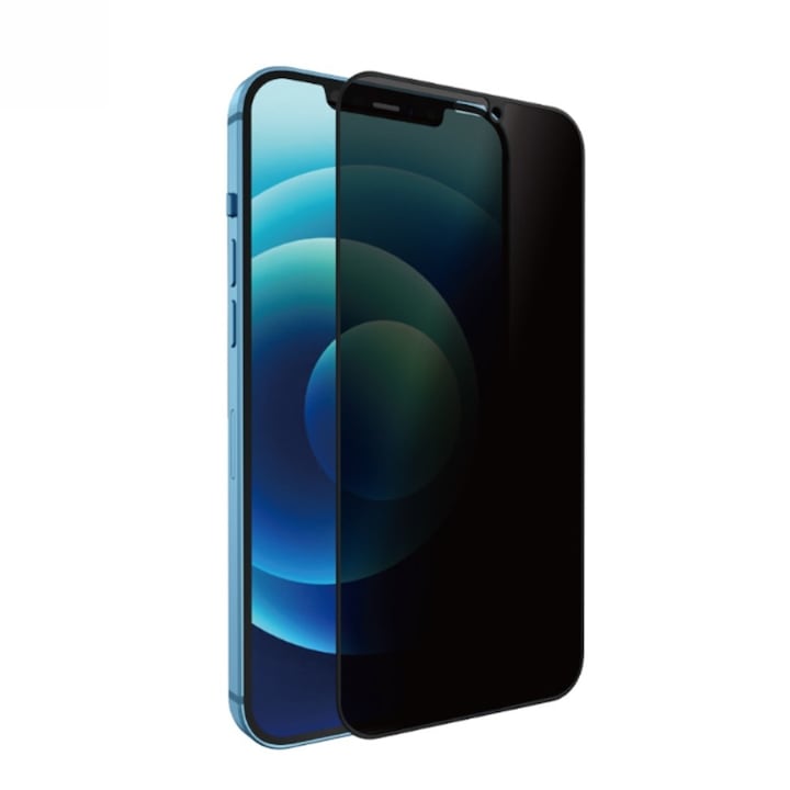 Folie Sticla securizata compatibila cu Samsung A32 5G Full Glue Privacy Negru