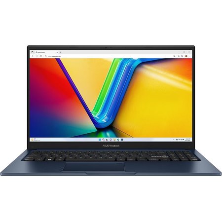 Laptop ASUS VivoBook 15 F1504ZA-BQ617, Intel Core i7-1255U pana la 4.7GHz, 15.6" Full HD, 16GB, SSD 512GB, Intel Iris Xe Graphics, Free DOS, Quiet Blue