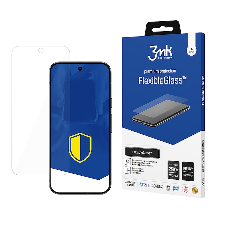 Folie pentru Google Pixel 9 Pro XL, FlexibleGlass, R71, Materiale compozite, Clear
