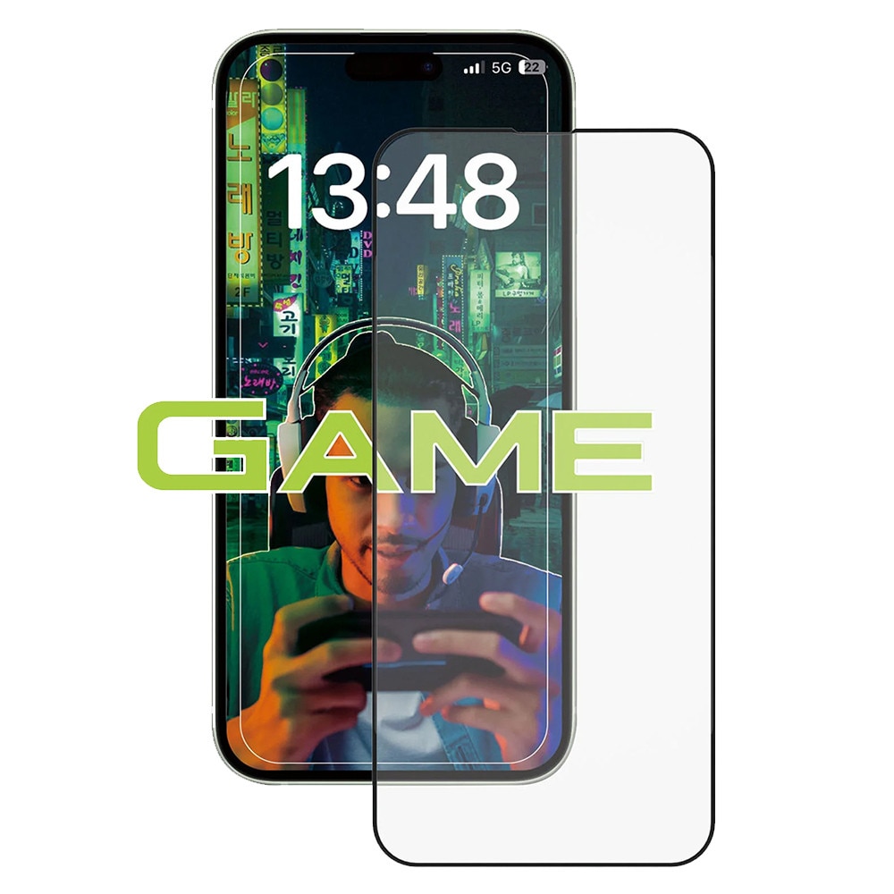 Folie pentru iPhone 15, L80, Sticla securizata, Black
