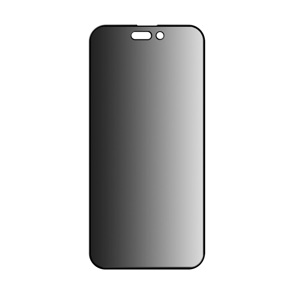 Folie pentru iPhone 14 Pro Max, 2.5D 360° Privacy Screen Protector, L90, Sticla securizata, Black
