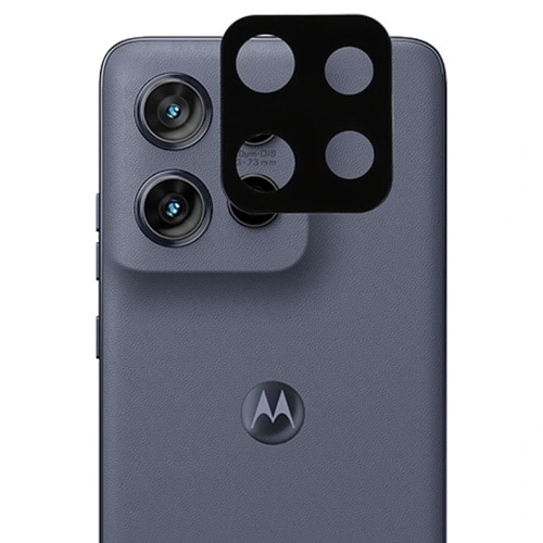 Folie Camera pentru Motorola Moto G86, D40, Sticla securizata, Black