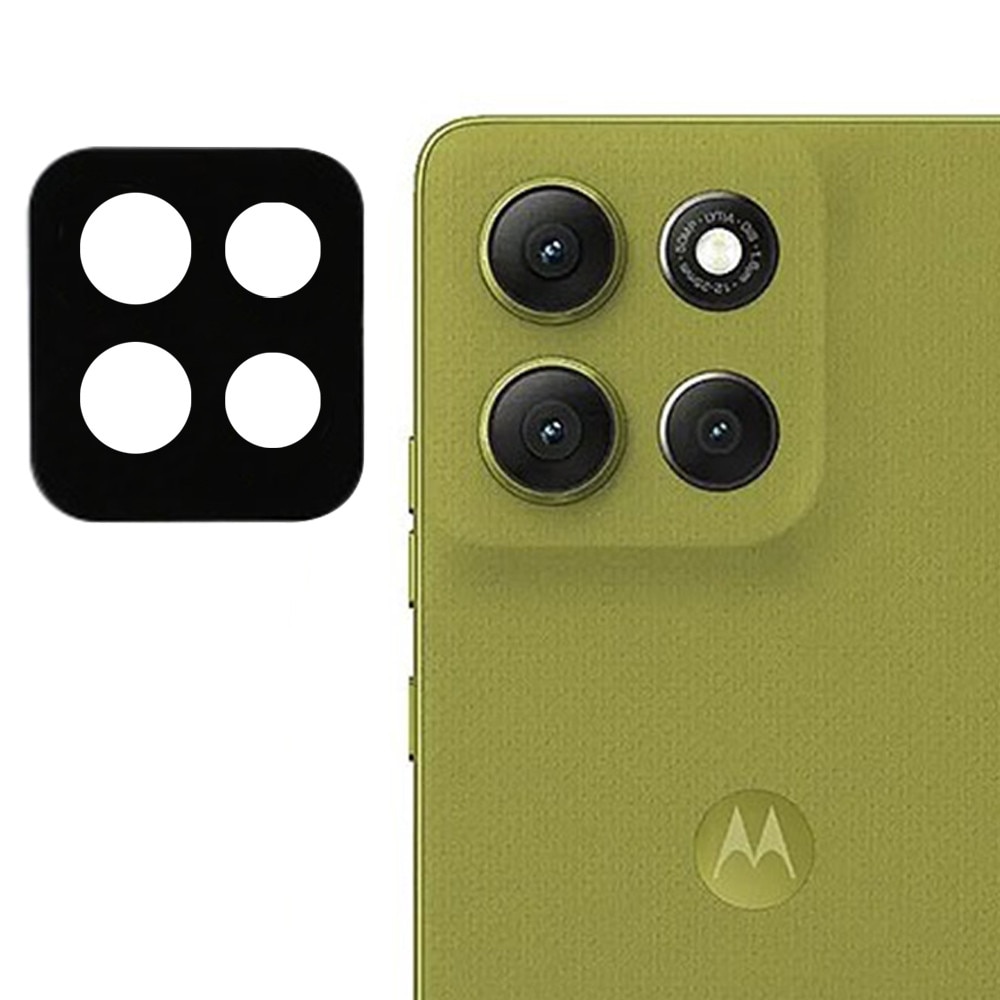 Folie Camera pentru Motorola Moto G86, D40, Sticla securizata, Black