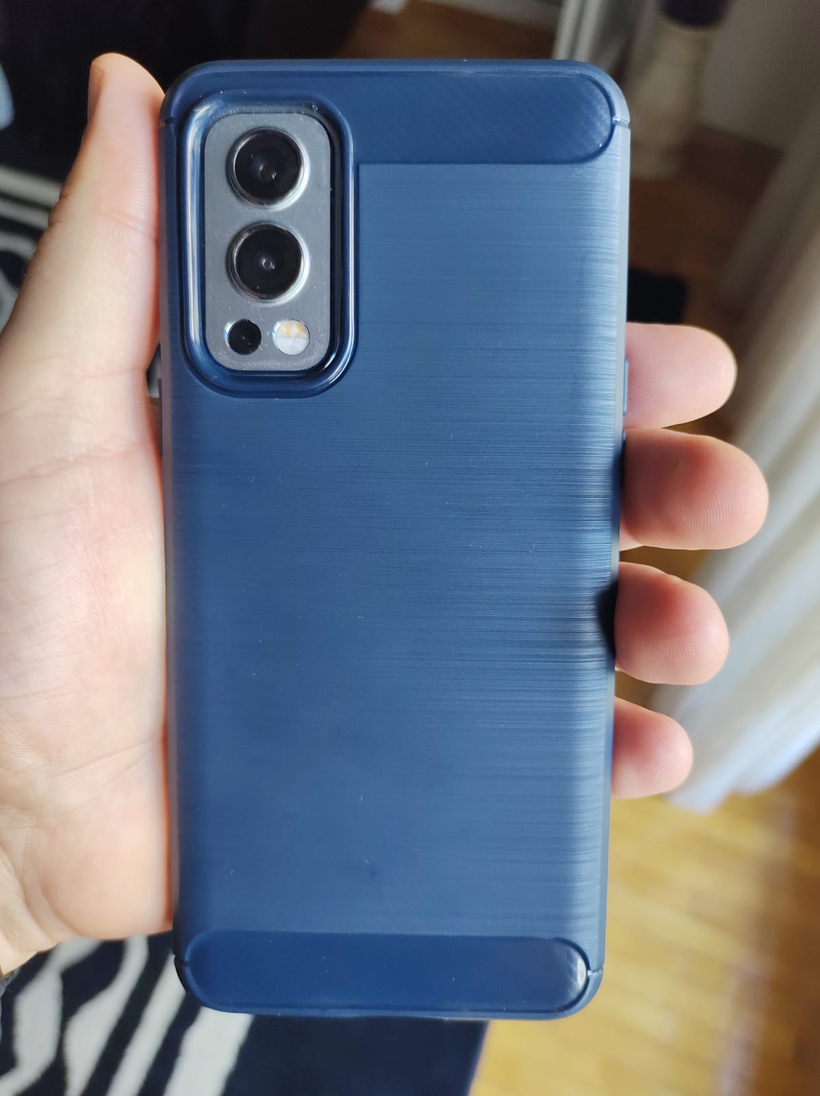Husa de protectie compatibila cu OnePlus Nord 2, Functie anti-alunecare, TPU, Negru