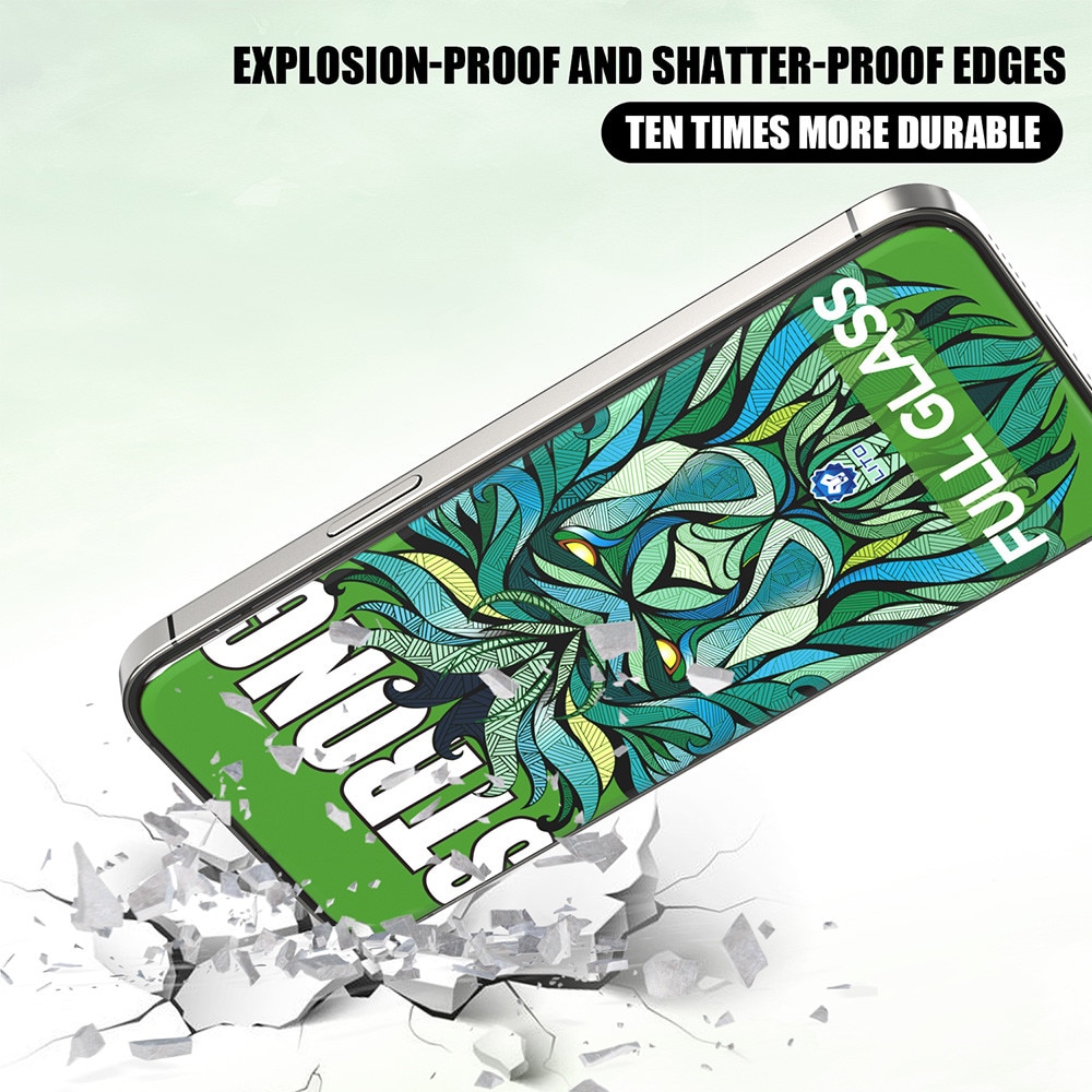 Folie pentru iPhone 17 Pro, D+ Max Strong, V82, Sticla securizata, Black