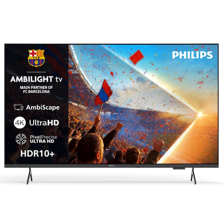 Televizor LED Philips 139 cm 55" 55PUS8001/12, Ultra HD 4K, Ambilight, Smart TV, WiFi, CI+