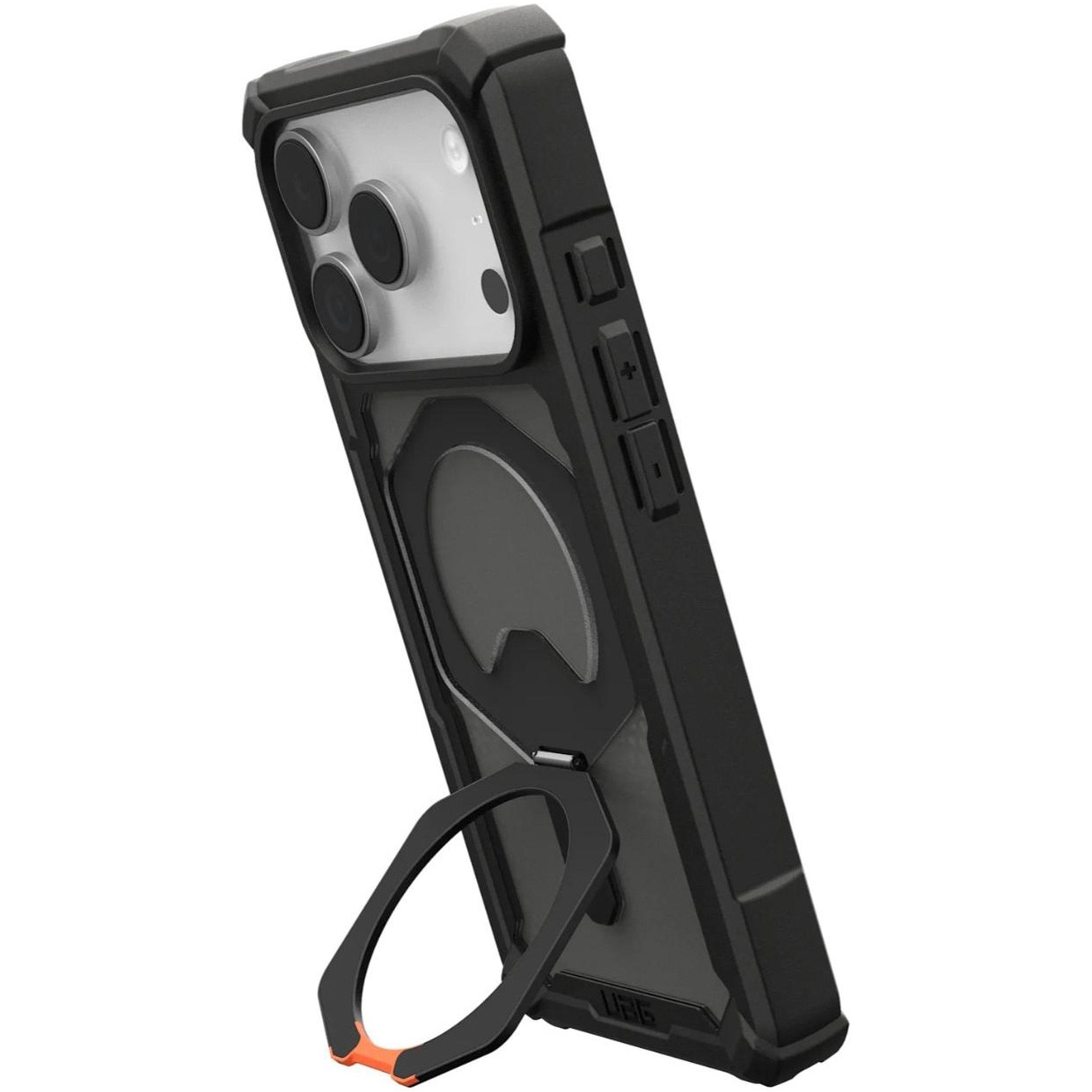 Husa de protectie UAG Plasma XTE MagSafe pentru iPhone 17 Pro Max, Black/Pop Orange