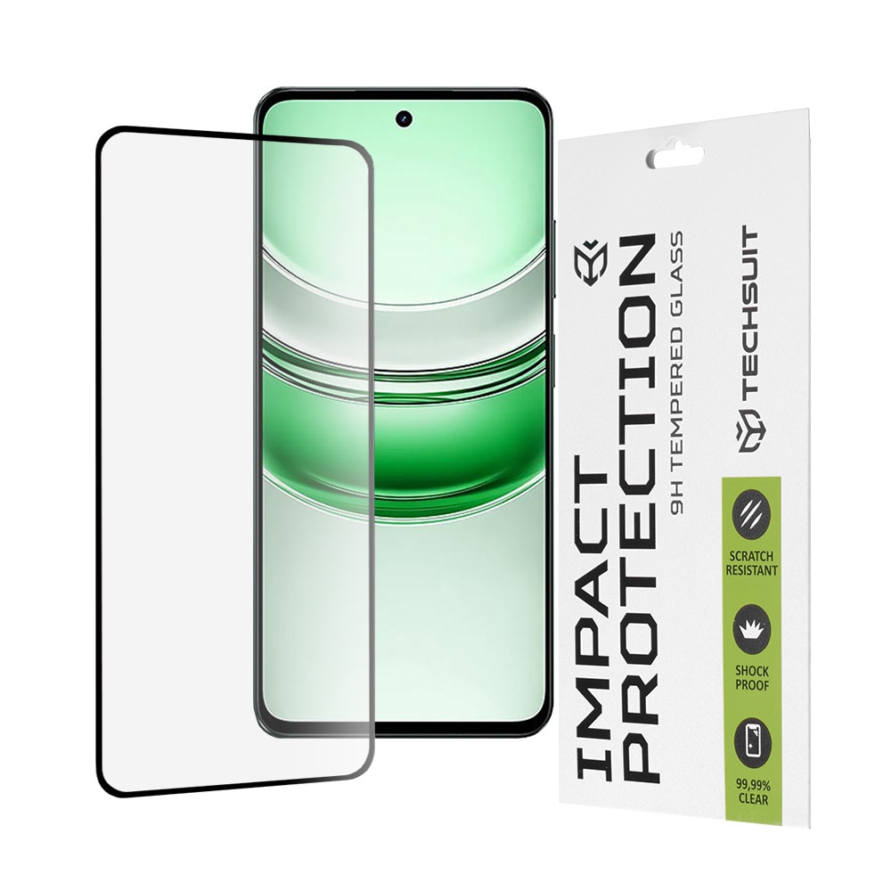 Folie pentru Realme C71, D37, Sticla securizata, Black