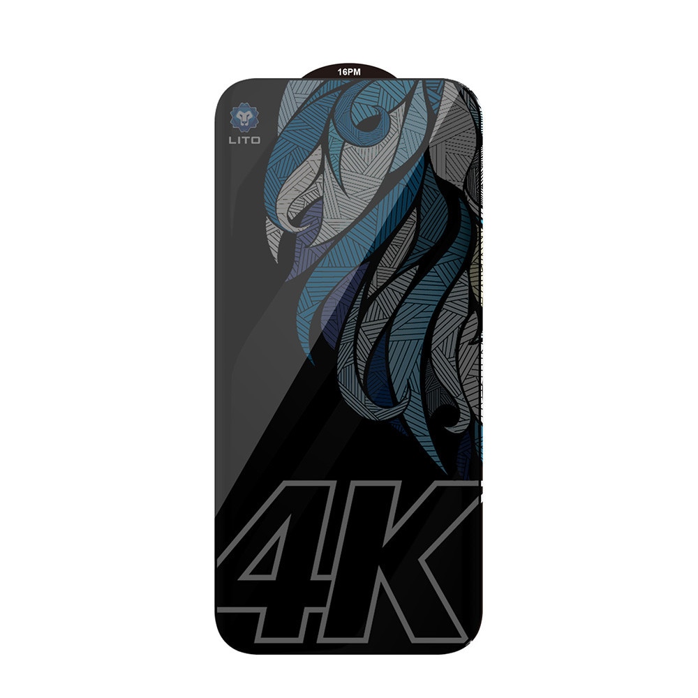 Folie pentru iPhone 17 Pro, D+ Max 4K Privacy, V65, Sticla securizata, Black