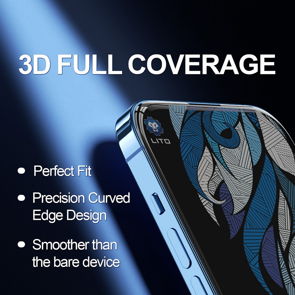 Folie pentru iPhone 17 Pro, D+ Max 4K Privacy, V65, Sticla securizata, Black