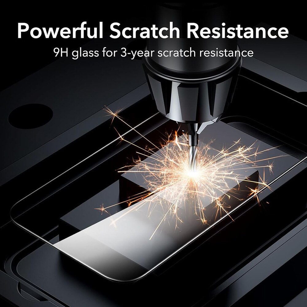 Folie pentru iPhone 16 Pro set 10, 3D 1X Reinforced Curved Screen Protector, W69, Sticla securizata, Clear