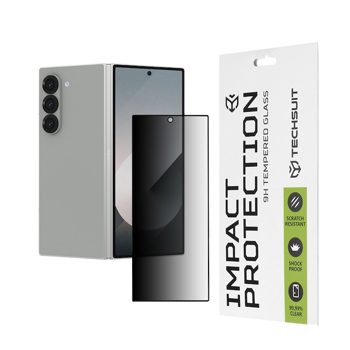Glass shield Display pentru Samsung Galaxy Z Fold6, E50, Protective glass, Deep Dark