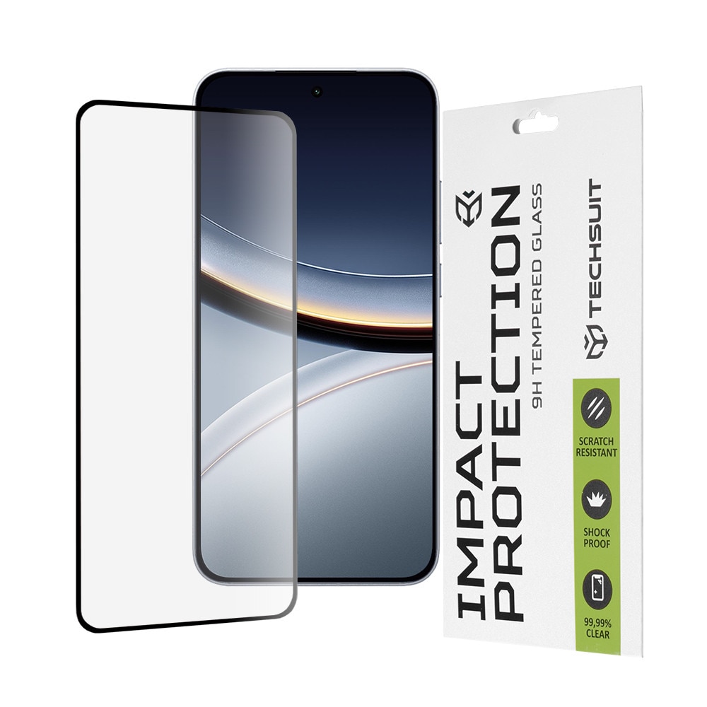 Folie pentru Xiaomi Poco F7, 111D Full Cover/Full Glue Glass, O22, Sticla securizata, Black