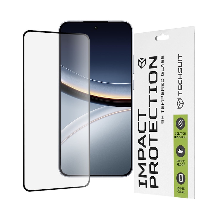 Folie pentru Xiaomi Poco F7, 111D Full Cover/Full Glue Glass, O22, Sticla securizata, Black