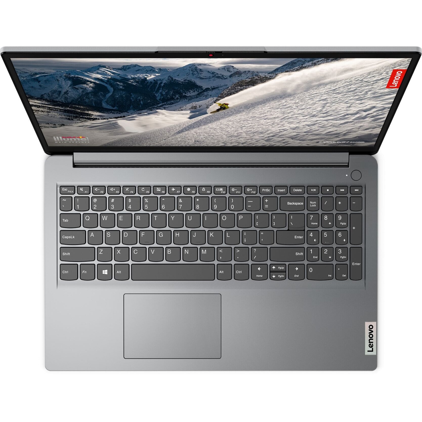 Laptop Lenovo IdeaPad 1 15ALC7, 82R400PNBM, 15.6", AMD Ryzen 5 5500U (6-core), AMD Radeon Graphics, 16GB 3200MHz (8GB la bord + 8GB) DDR4, SSD 512GB, no os, gri